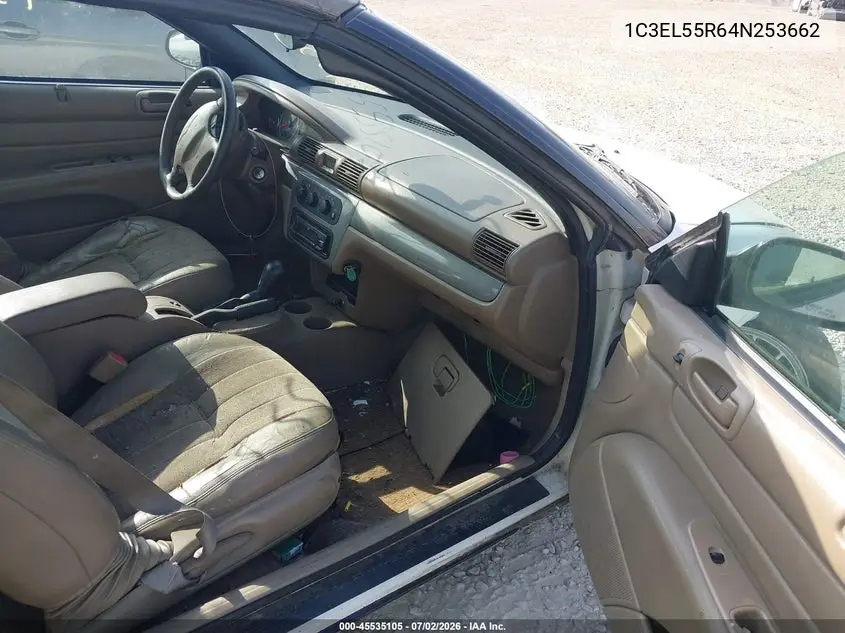 2004 Chrysler Sebring Lxi VIN: 1C3EL55R64N253662 Lot: 45535105