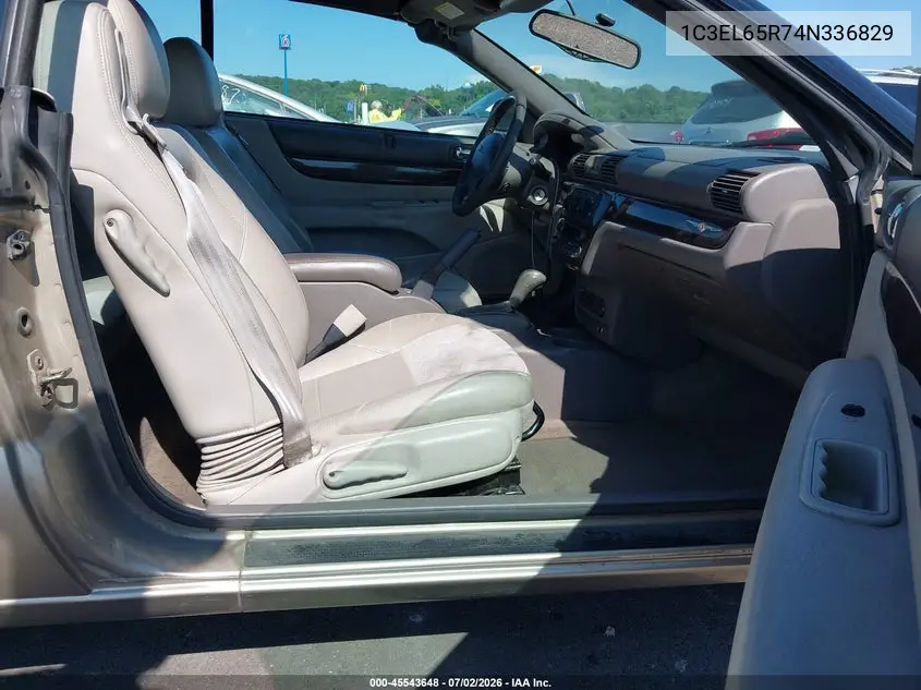 2004 Chrysler Sebring Limited VIN: 1C3EL65R74N336829 Lot: 45543648