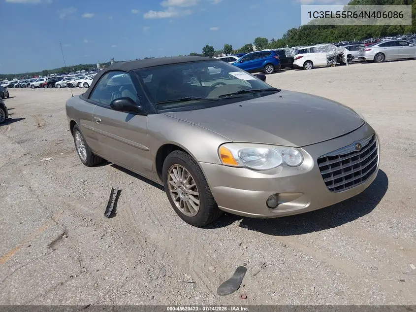 2004 Chrysler Sebring Lxi VIN: 1C3EL55R64N406086 Lot: 45620423