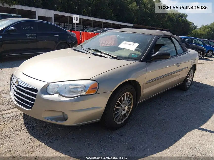 2004 Chrysler Sebring Lxi VIN: 1C3EL55R64N406086 Lot: 45620423