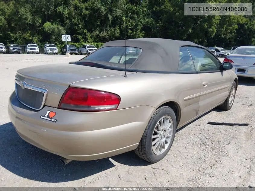 2004 Chrysler Sebring Lxi VIN: 1C3EL55R64N406086 Lot: 45620423