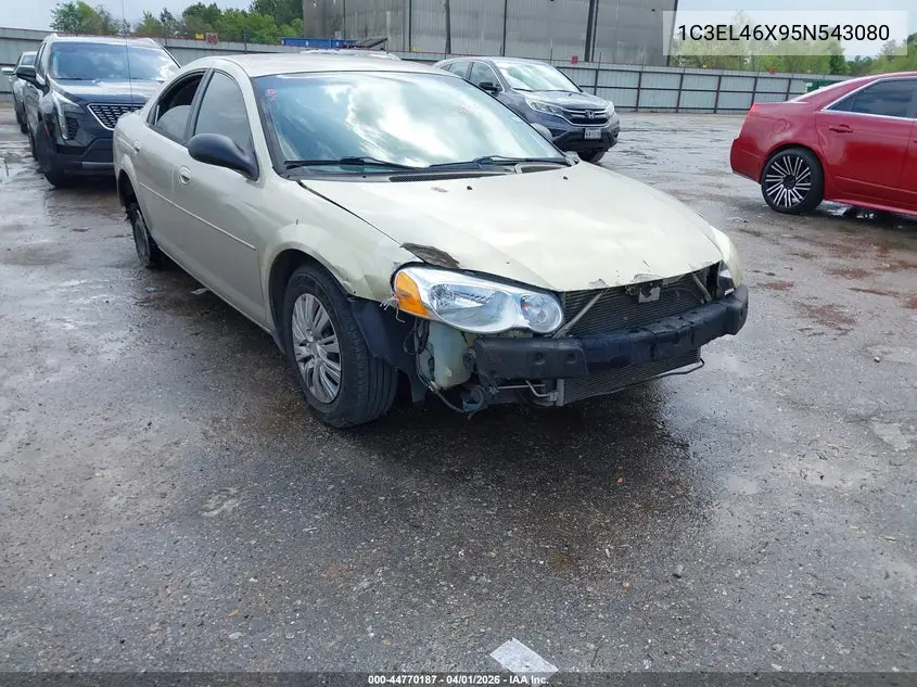 2005 Chrysler Sebring VIN: 1C3EL46X95N543080 Lot: 44770187