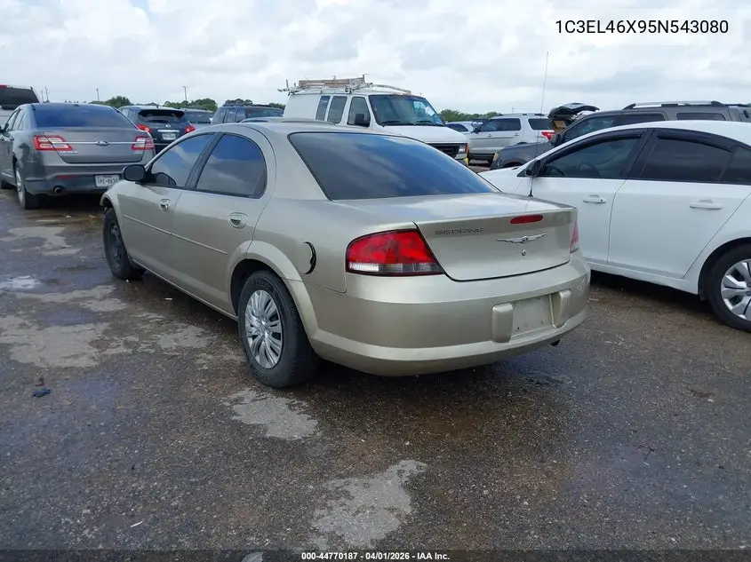 2005 Chrysler Sebring VIN: 1C3EL46X95N543080 Lot: 44770187
