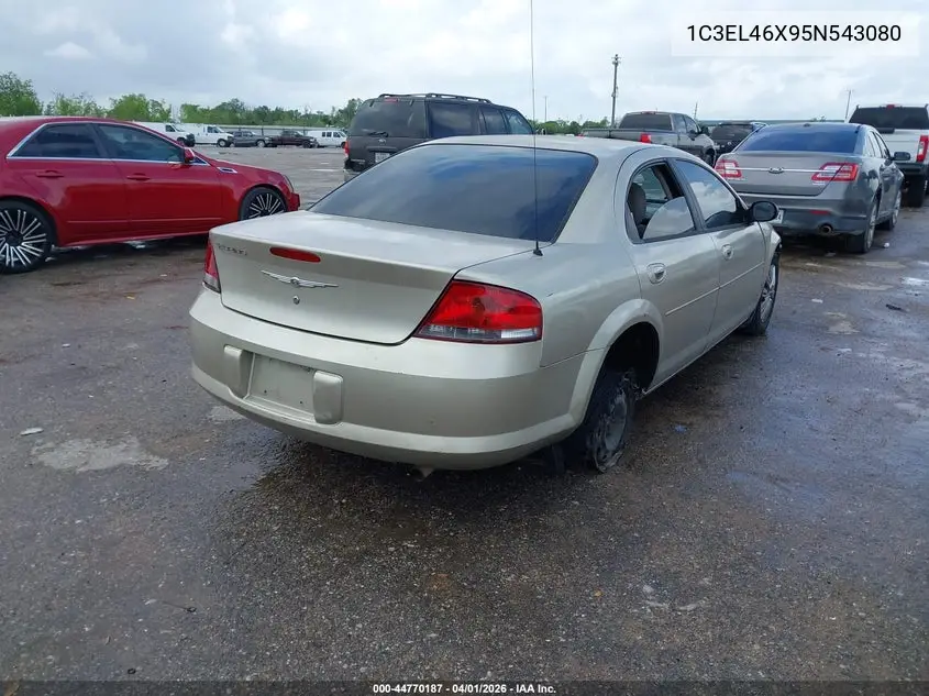 2005 Chrysler Sebring VIN: 1C3EL46X95N543080 Lot: 44770187