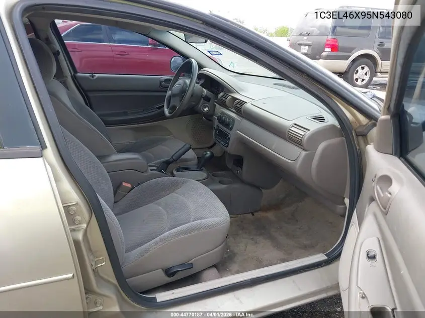2005 Chrysler Sebring VIN: 1C3EL46X95N543080 Lot: 44770187