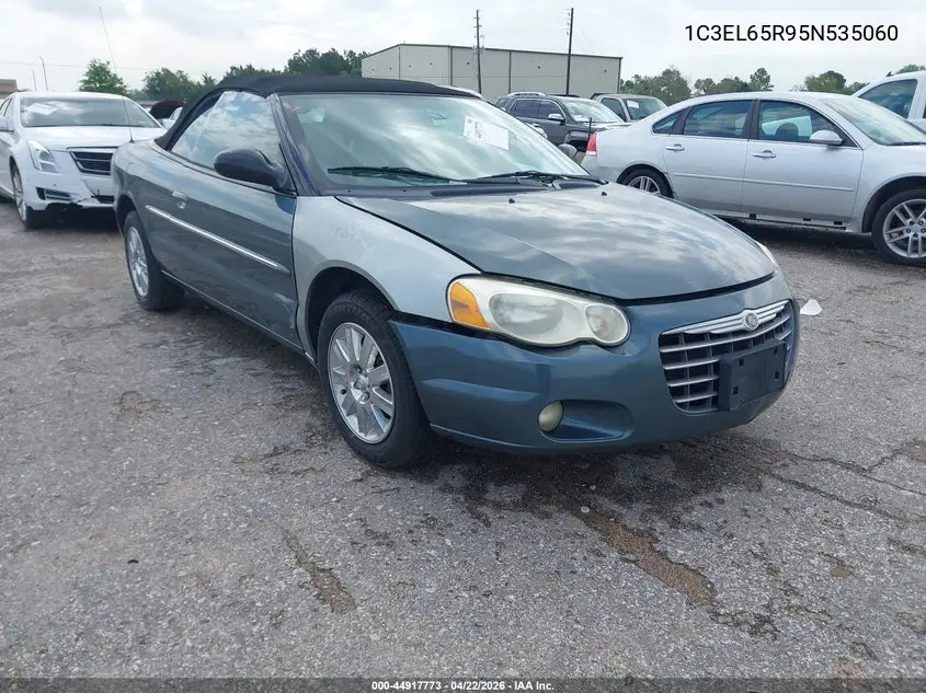 2005 Chrysler Sebring Limited VIN: 1C3EL65R95N535060 Lot: 44917773