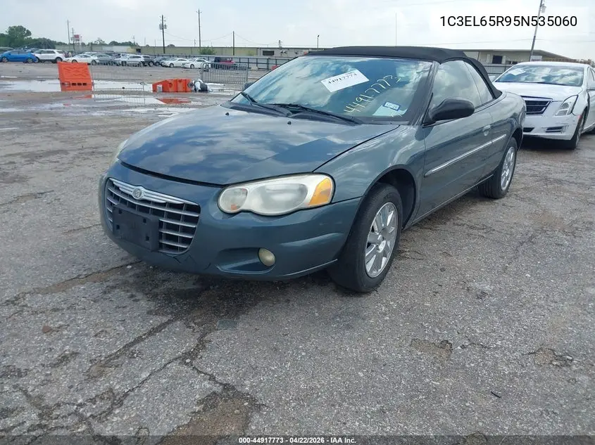 2005 Chrysler Sebring Limited VIN: 1C3EL65R95N535060 Lot: 44917773