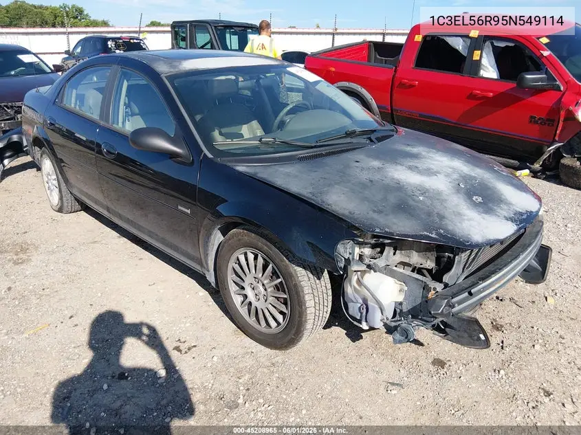2005 Chrysler Sebring Touring VIN: 1C3EL56R95N549114 Lot: 45208965