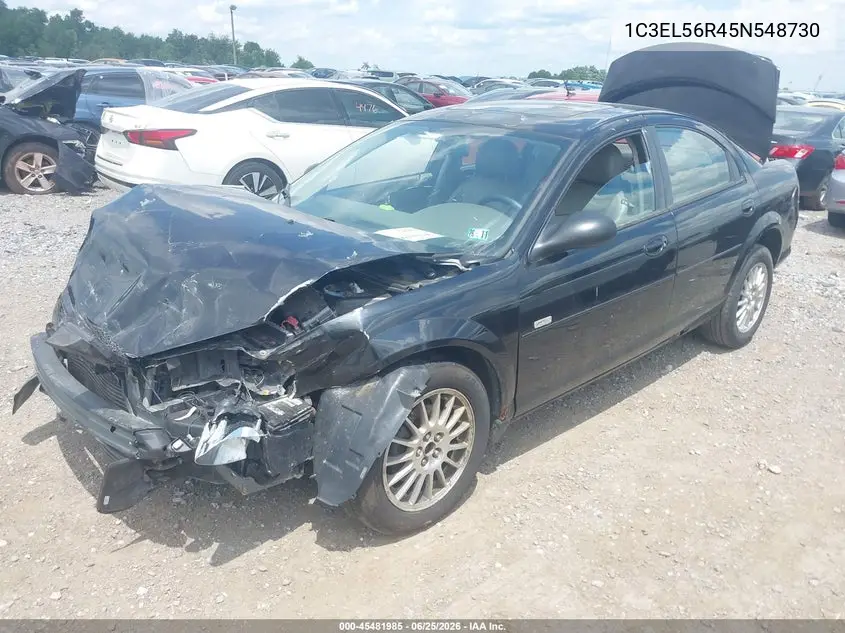 2005 Chrysler Sebring Touring VIN: 1C3EL56R45N548730 Lot: 45481985