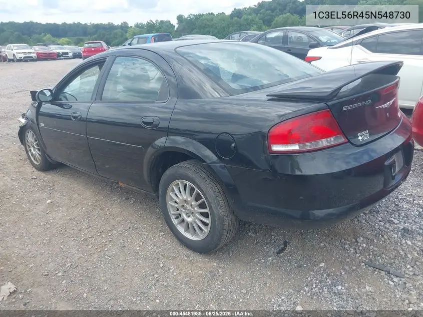 2005 Chrysler Sebring Touring VIN: 1C3EL56R45N548730 Lot: 45481985