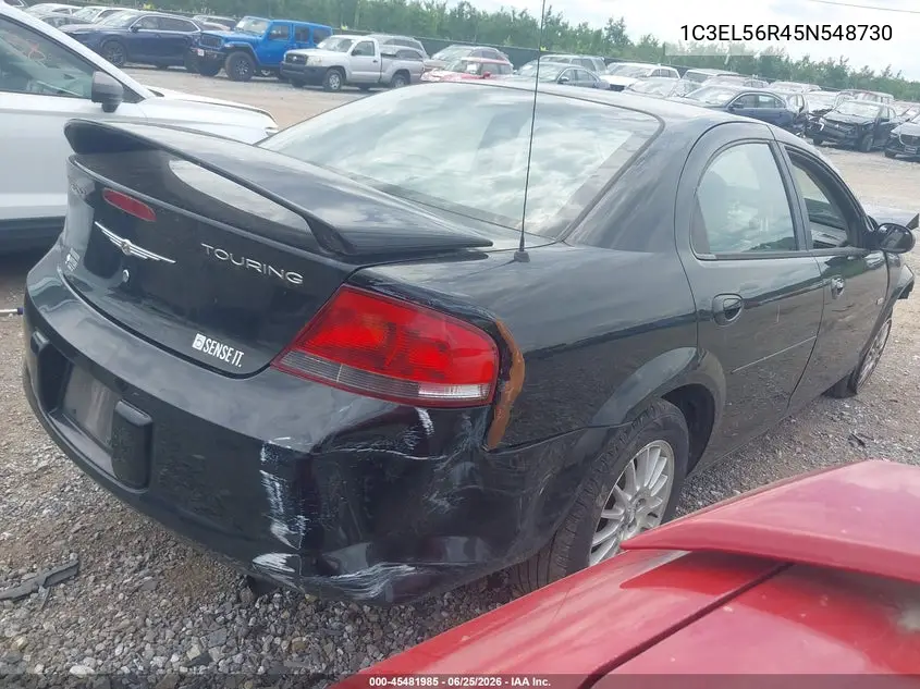 2005 Chrysler Sebring Touring VIN: 1C3EL56R45N548730 Lot: 45481985