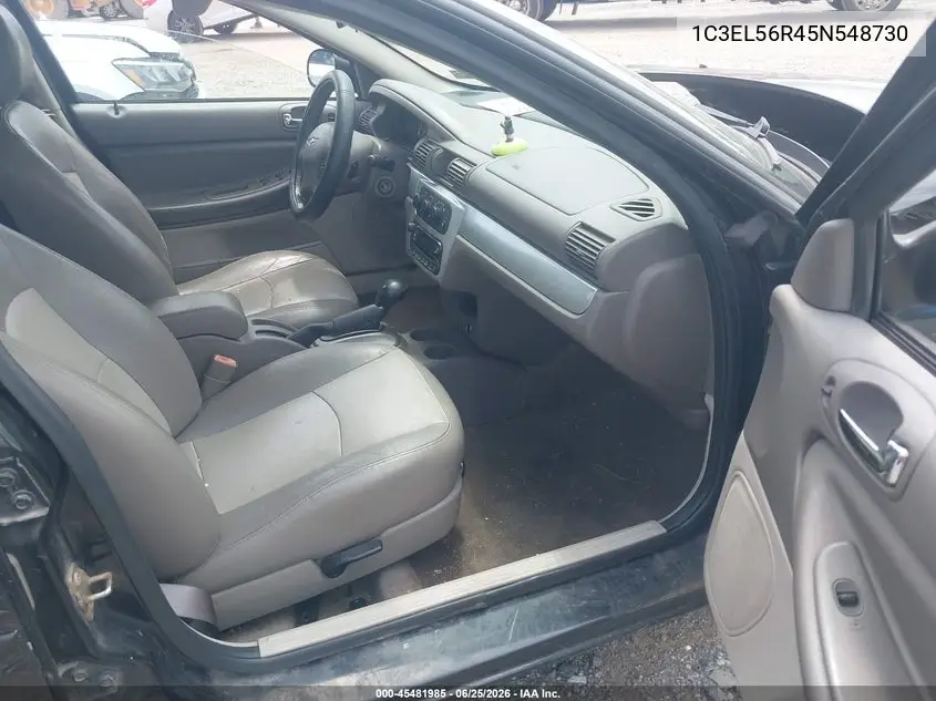 2005 Chrysler Sebring Touring VIN: 1C3EL56R45N548730 Lot: 45481985