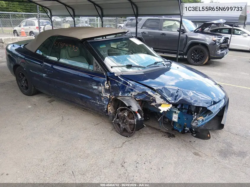 2005 Chrysler Sebring Touring VIN: 1C3EL55R65N699733 Lot: 45484732