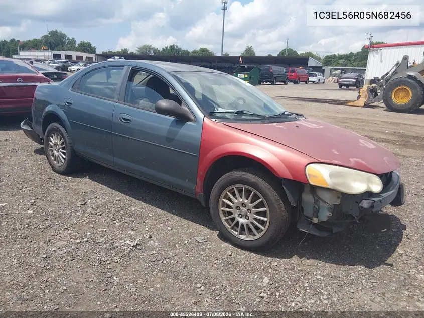 2005 Chrysler Sebring Touring VIN: 1C3EL56R05N682456 Lot: 45526409