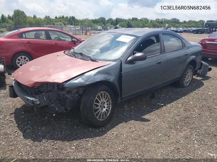 2005 Chrysler Sebring Touring VIN: 1C3EL56R05N682456 Lot: 45526409