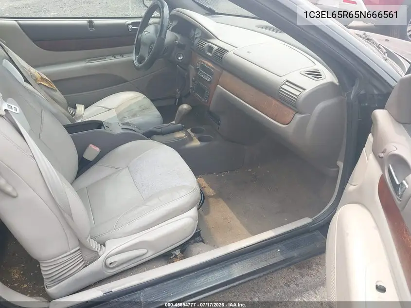 2005 Chrysler Sebring Limited VIN: 1C3EL65R65N666561 Lot: 45654777