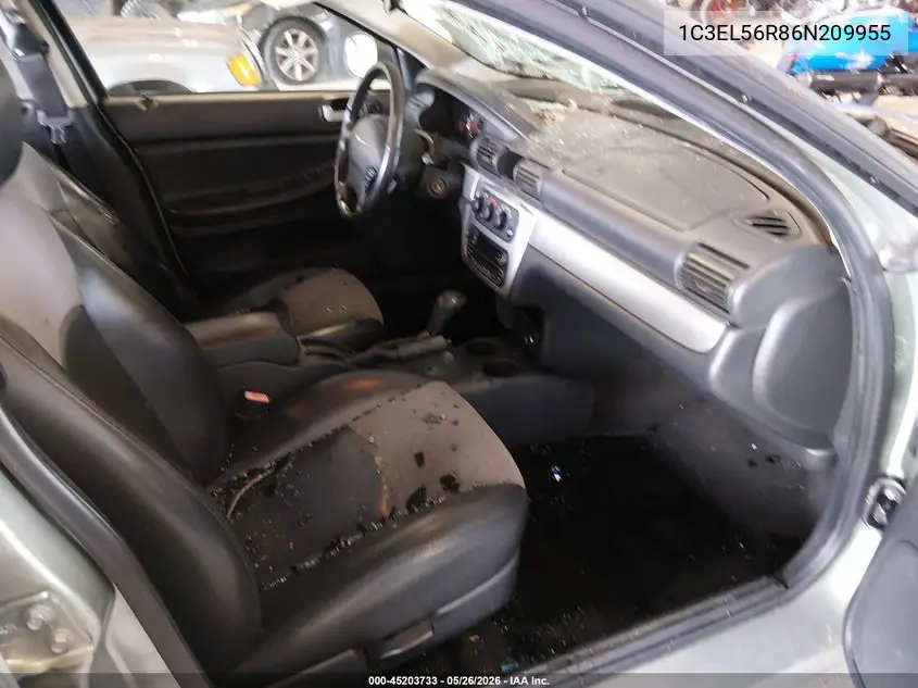 2006 Chrysler Sebring Touring VIN: 1C3EL56R86N209955 Lot: 45203733