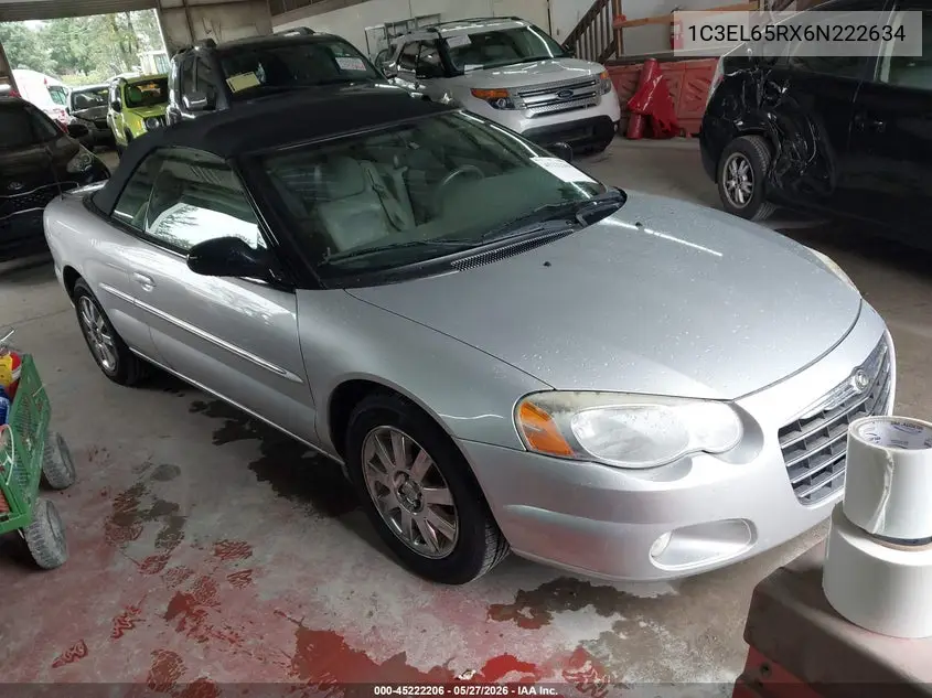 2006 Chrysler Sebring Limited VIN: 1C3EL65RX6N222634 Lot: 45222206