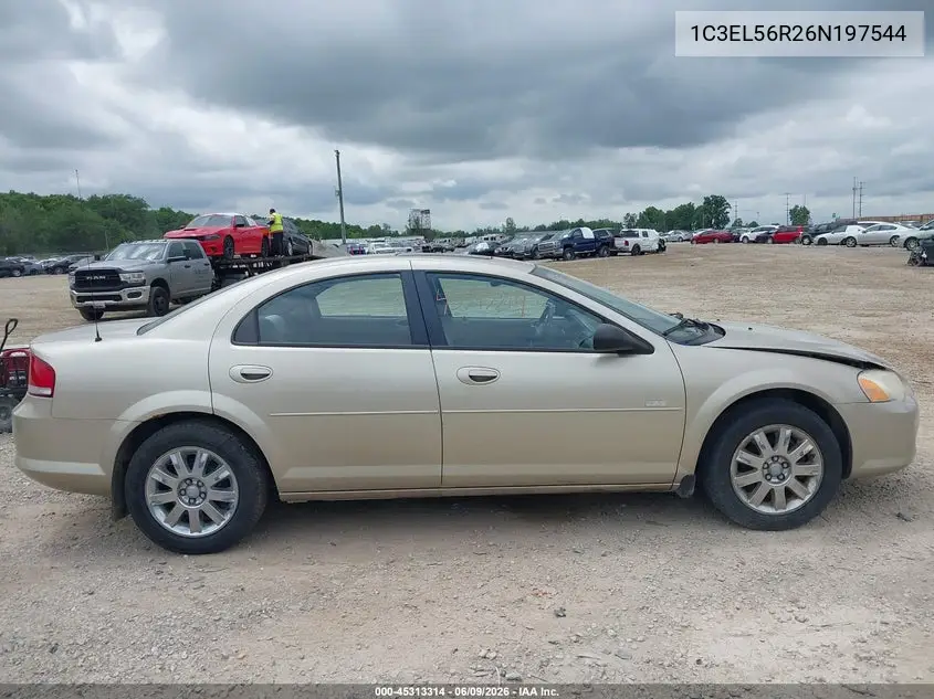 2006 Chrysler Sebring Touring VIN: 1C3EL56R26N197544 Lot: 45313314