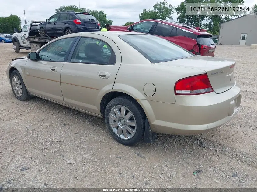 2006 Chrysler Sebring Touring VIN: 1C3EL56R26N197544 Lot: 45313314