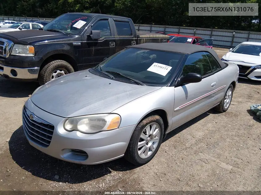 2006 Chrysler Sebring Gtc VIN: 1C3EL75RX6N131076 Lot: 45350224