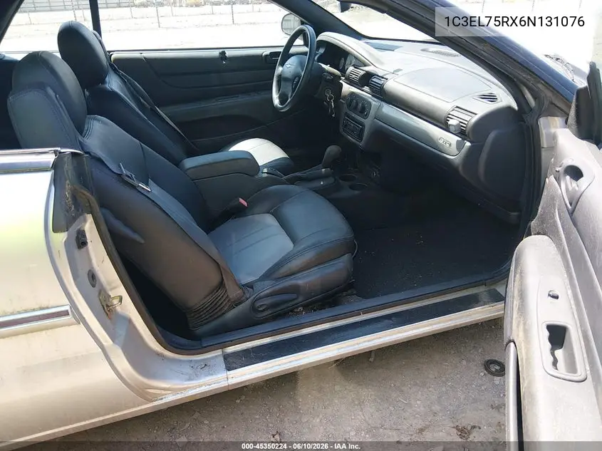 2006 Chrysler Sebring Gtc VIN: 1C3EL75RX6N131076 Lot: 45350224