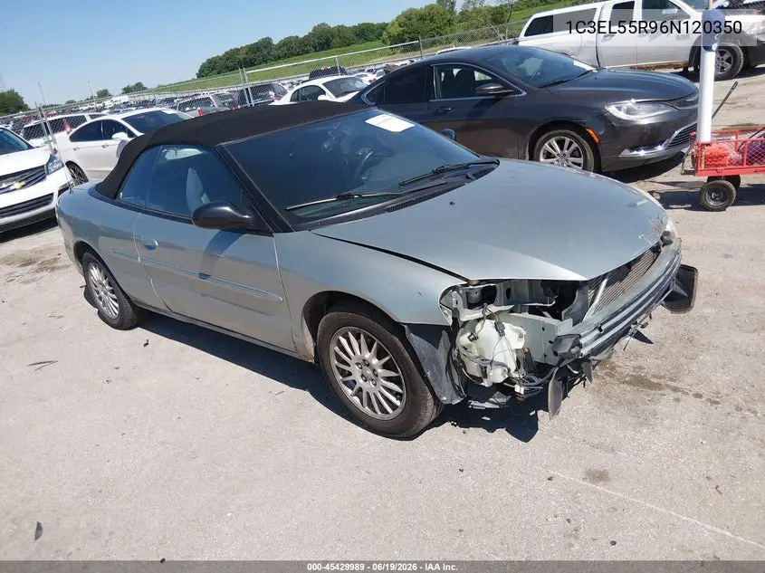 2006 Chrysler Sebring Touring VIN: 1C3EL55R96N120350 Lot: 45429989
