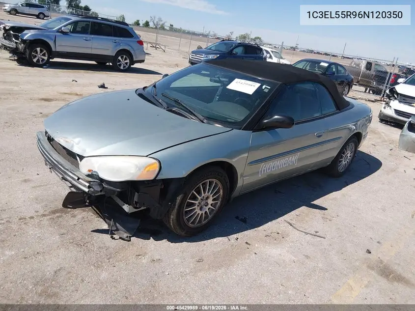 2006 Chrysler Sebring Touring VIN: 1C3EL55R96N120350 Lot: 45429989
