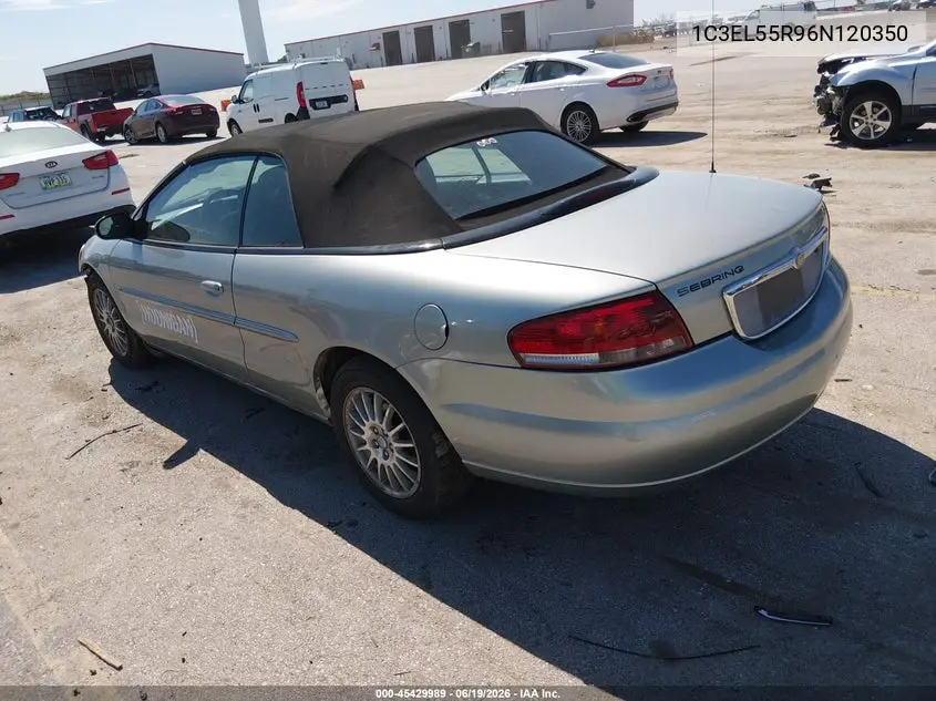 2006 Chrysler Sebring Touring VIN: 1C3EL55R96N120350 Lot: 45429989