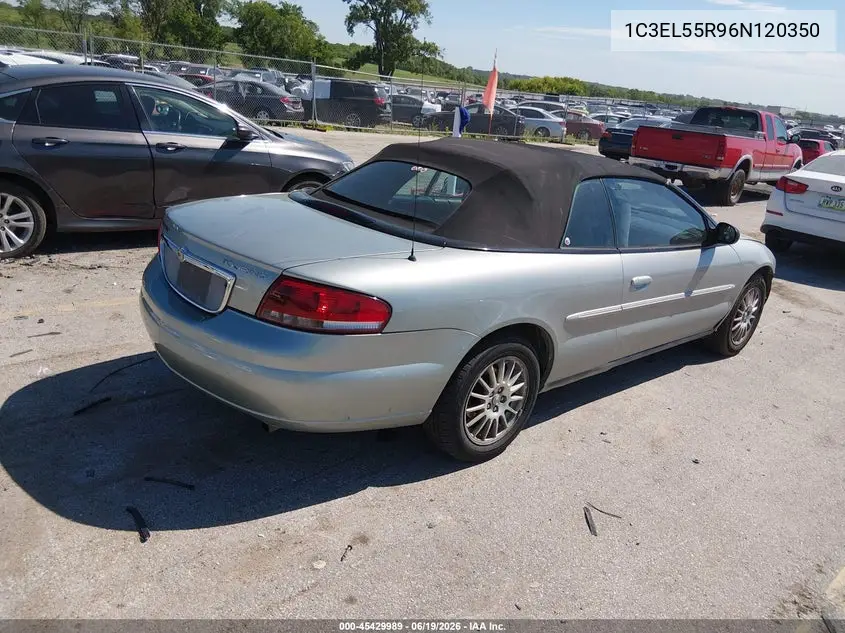 2006 Chrysler Sebring Touring VIN: 1C3EL55R96N120350 Lot: 45429989