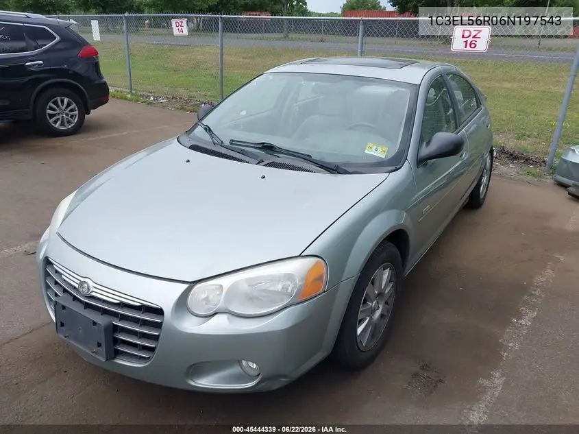 2006 Chrysler Sebring Touring VIN: 1C3EL56R06N197543 Lot: 45444339