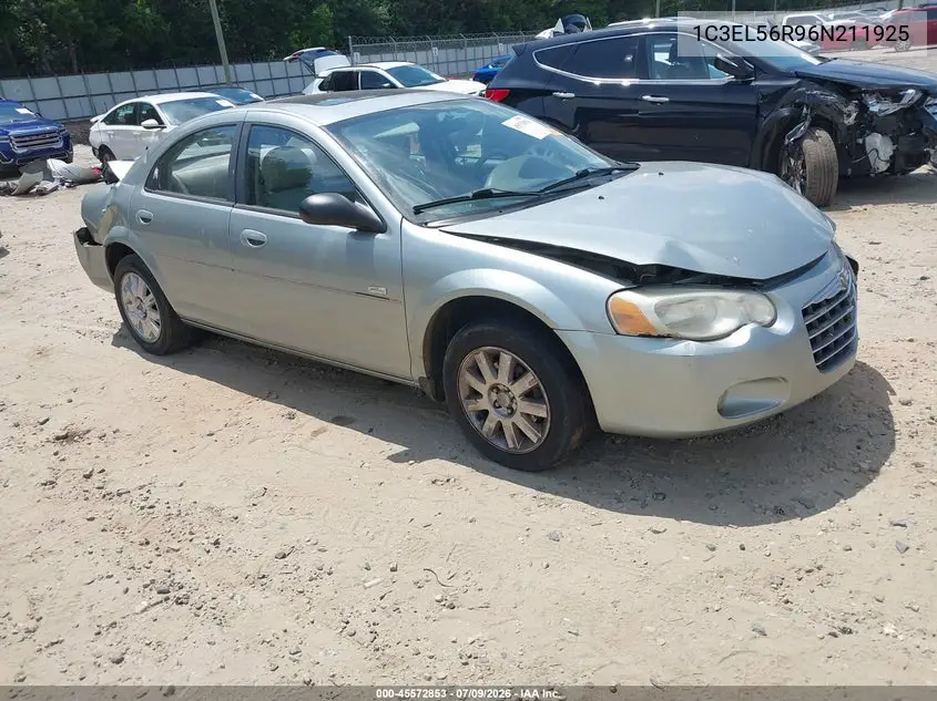 2006 Chrysler Sebring Touring VIN: 1C3EL56R96N211925 Lot: 45572853