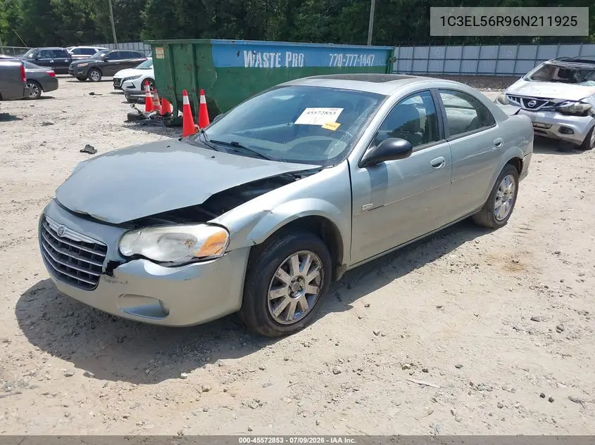 2006 Chrysler Sebring Touring VIN: 1C3EL56R96N211925 Lot: 45572853