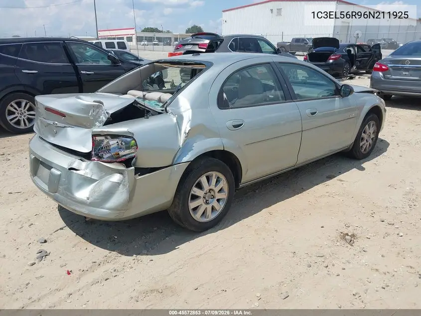 2006 Chrysler Sebring Touring VIN: 1C3EL56R96N211925 Lot: 45572853