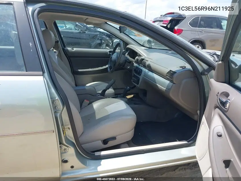 2006 Chrysler Sebring Touring VIN: 1C3EL56R96N211925 Lot: 45572853