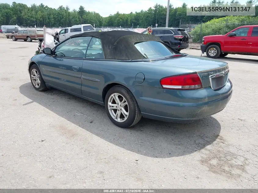 2006 Chrysler Sebring Touring VIN: 1C3EL55R96N131347 Lot: 45613643