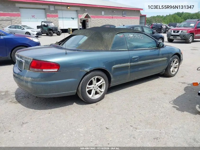 2006 Chrysler Sebring Touring VIN: 1C3EL55R96N131347 Lot: 45613643
