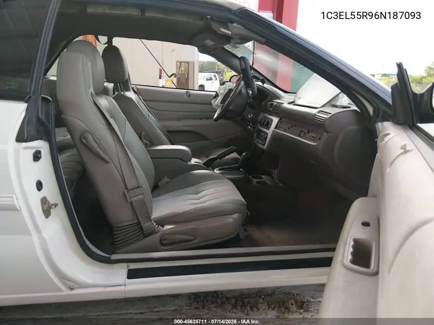 2006 Chrysler Sebring Touring VIN: 1C3EL55R96N187093 Lot: 45625711