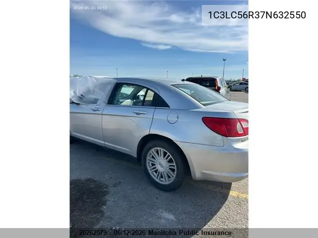 2007 Chrysler Sebring Touring VIN: 1C3LC56R37N632550 Lot: 20262079