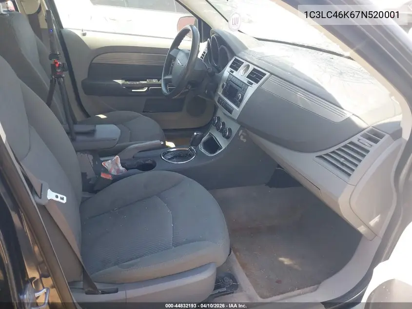 2007 Chrysler Sebring VIN: 1C3LC46K67N520001 Lot: 44832193
