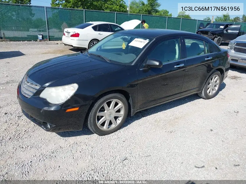 2007 Chrysler Sebring Limited VIN: 1C3LC66M17N561956 Lot: 44920872