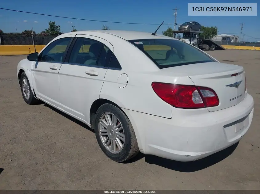 2007 Chrysler Sebring Touring VIN: 1C3LC56K97N546971 Lot: 44953099