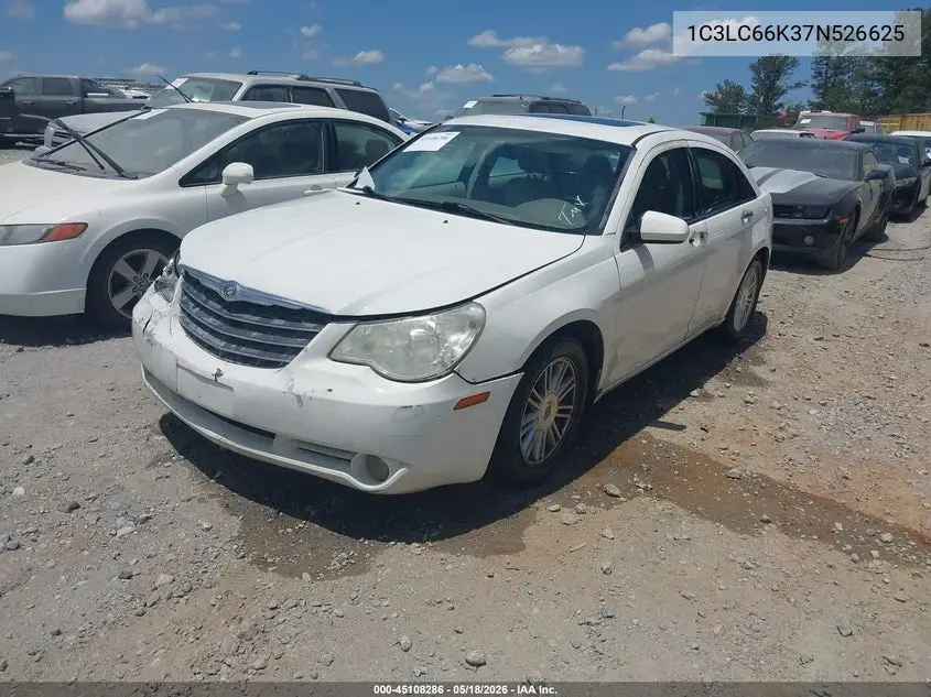 2007 Chrysler Sebring Limited VIN: 1C3LC66K37N526625 Lot: 45108286