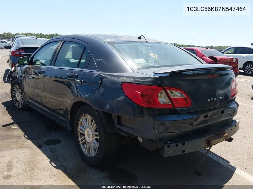 2007 Chrysler Sebring Touring VIN: 1C3LC56K87N547464 Lot: 45161522