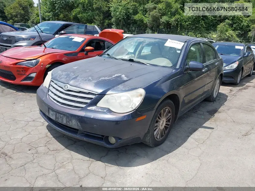 2007 Chrysler Sebring Limited VIN: 1C3LC66K67N580484 Lot: 45195192