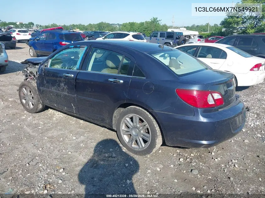 2007 Chrysler Sebring Limited VIN: 1C3LC66MX7N549921 Lot: 45212339