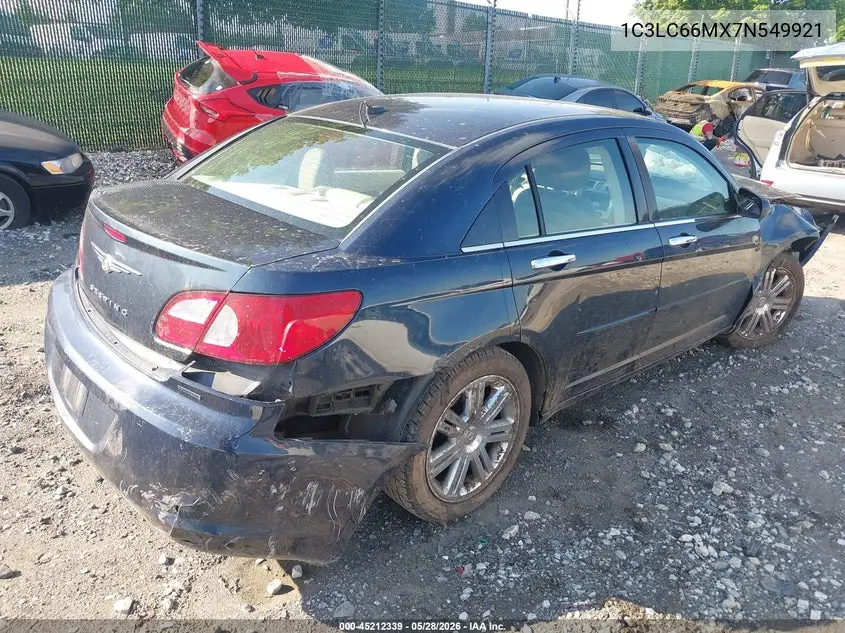 2007 Chrysler Sebring Limited VIN: 1C3LC66MX7N549921 Lot: 45212339