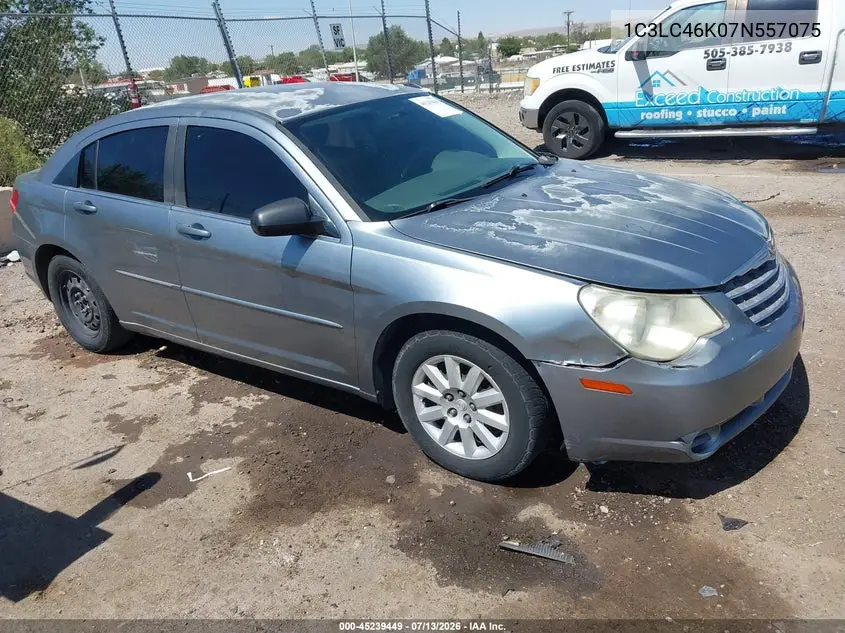 2007 Chrysler Sebring VIN: 1C3LC46K07N557075 Lot: 45239449
