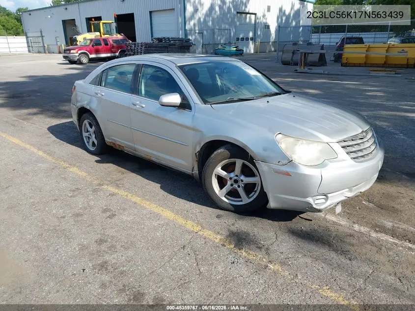 2007 Chrysler Sebring VIN: 2C3LC56K17N563439 Lot: 45359767