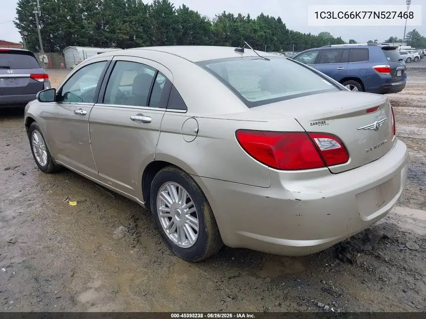 2007 Chrysler Sebring Limited VIN: 1C3LC66K77N527468 Lot: 45393232